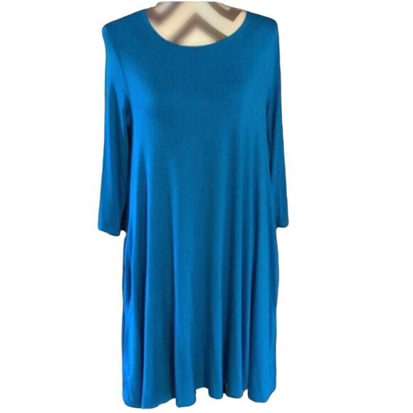 Heathmoor SMALL Blue Dress with Pockets - Picture 1 of 7
